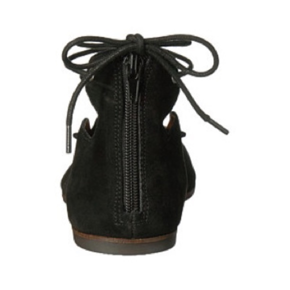 Lucky Brand Black Billoh Ghillie Flat Sandal - Picture 4 of 7